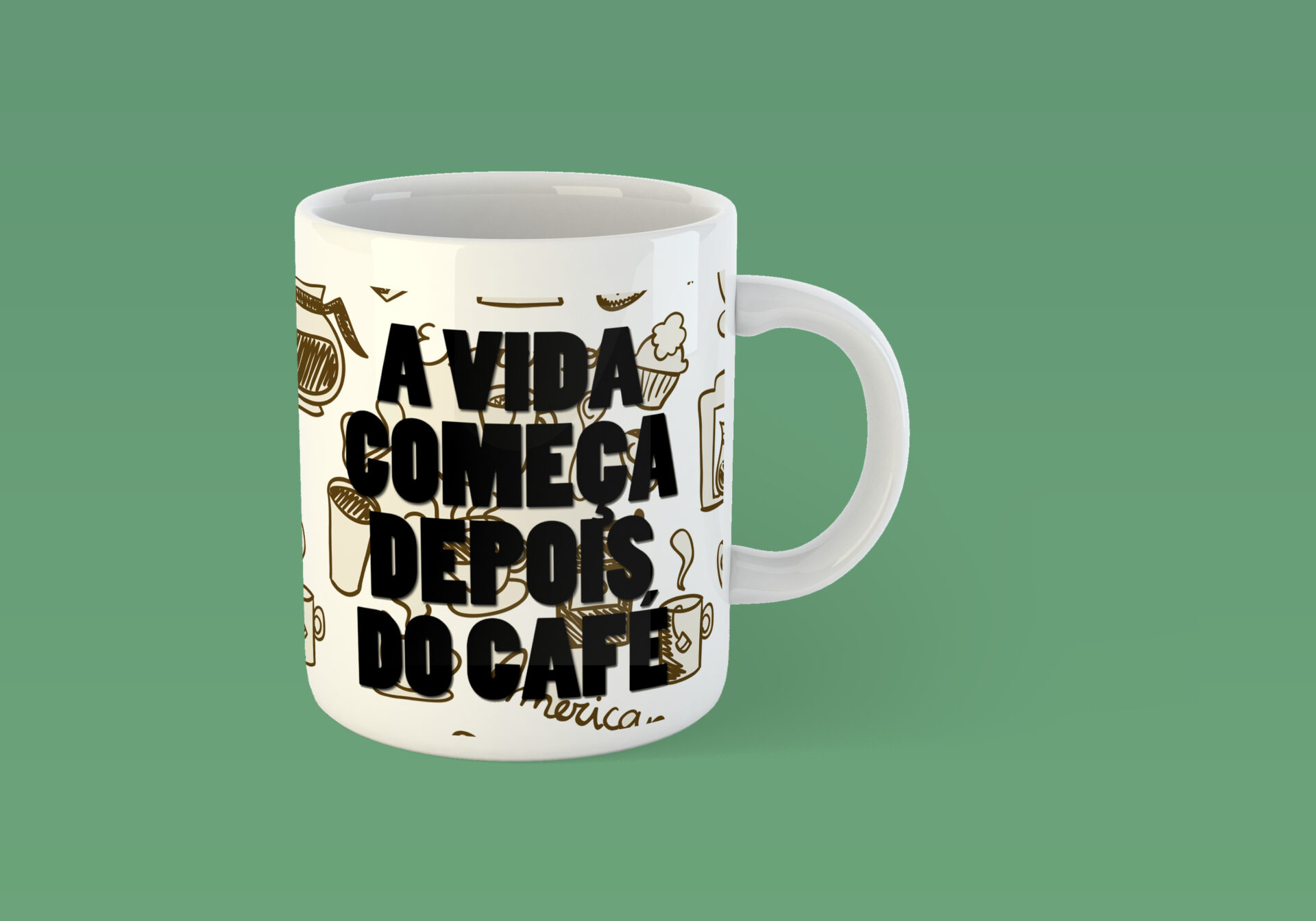 Caneca - A vida começa depois do café - Dolce Gusto