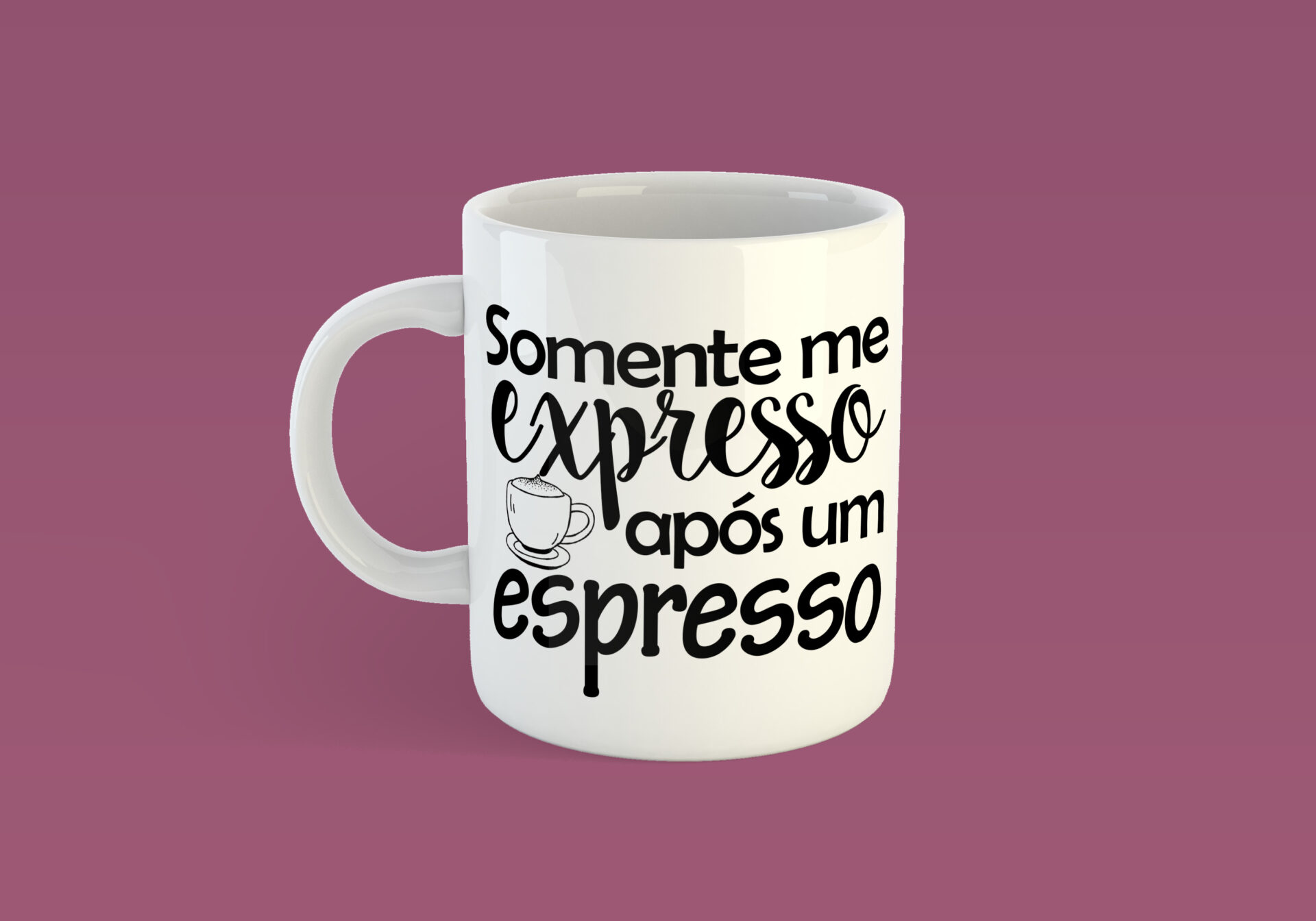 Caneca - Só me expresso após um espresso