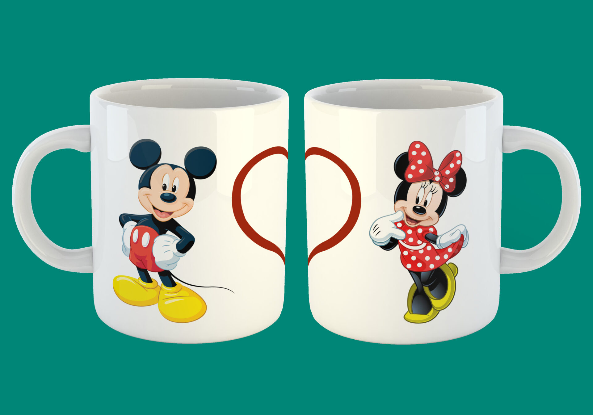 Caneca Mickey e Minnie