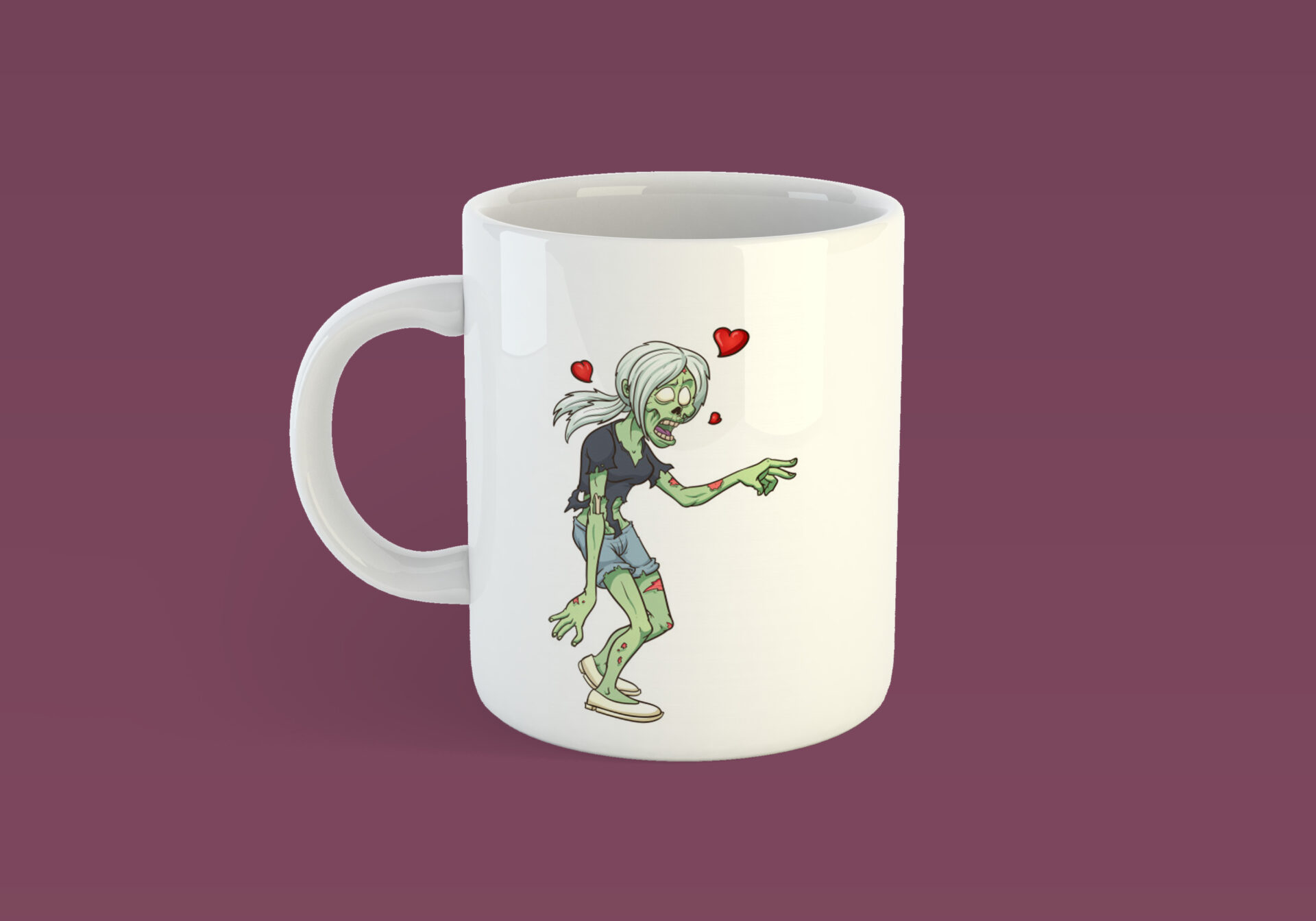 Caneca Namorados Zumbi