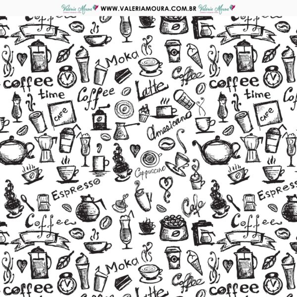 Pacote De Folhas Para Scrapbook – Café