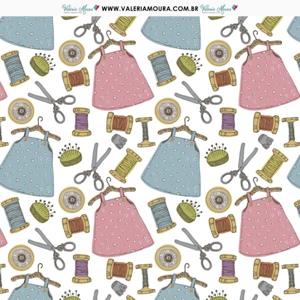 Pacote De Folhas Para Scrapbook – Costura