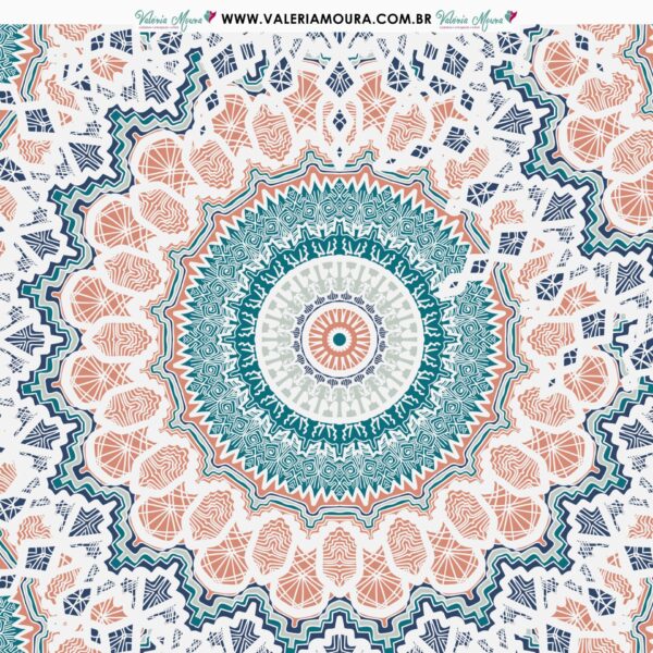 Pacote De Folhas Para Scrapbook – Mandala - Imagem 5