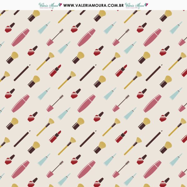 Pacote De Folhas Para Scrapbook – Make up