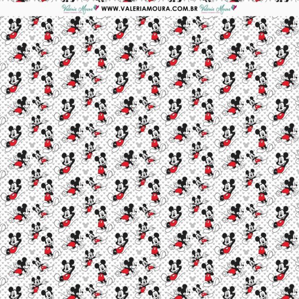 Pacote De Folhas Para Scrapbook – Mickey