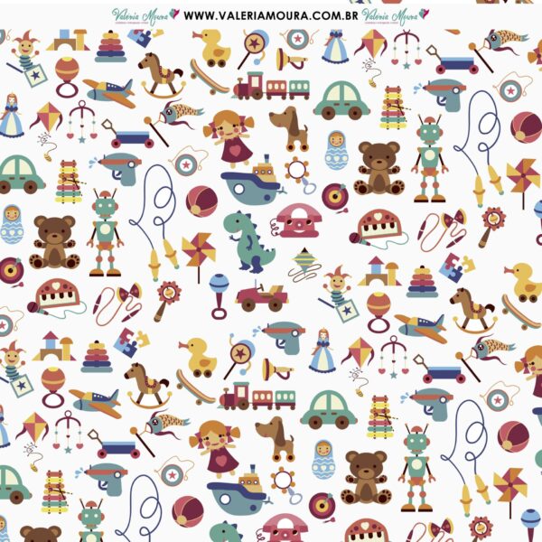 Pacote De Folhas Para Scrapbook – Brinquedos